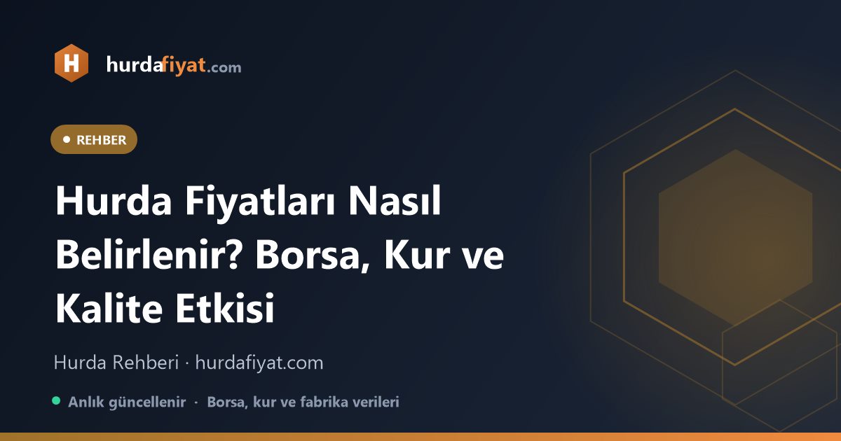 Hurda Fiyatları Nasıl Belirlenir? Borsa, Kur ve Kalite Etkisi
